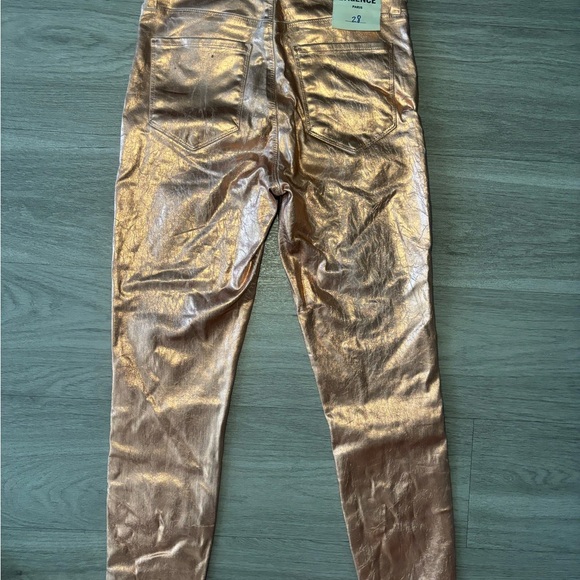 L’Agence Margot High Rise Skinny Metallic Jeans - Picture 7 of 8